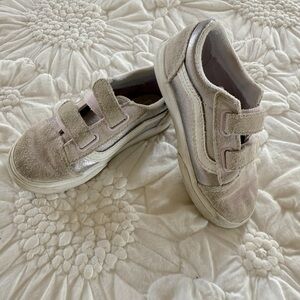 Little Girl Metallic Vans